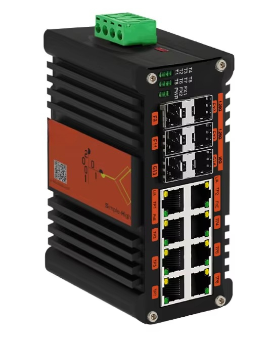 Industrial L2+ 8-Port Gigabit  - огляд і ціна Managed Gigabit Poe Switch 8 Port 802.3At